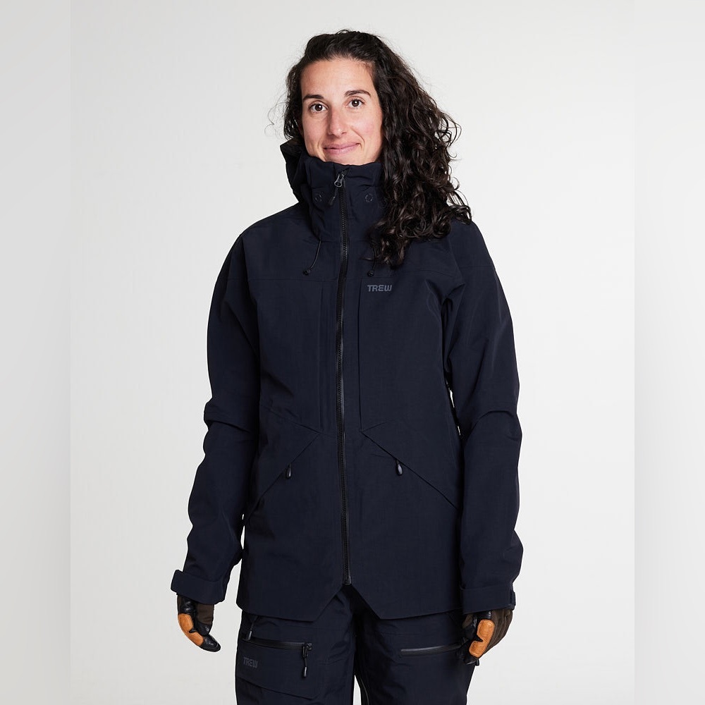 Trew Stella Classic Women's Black Ski Shell Jacket, Small